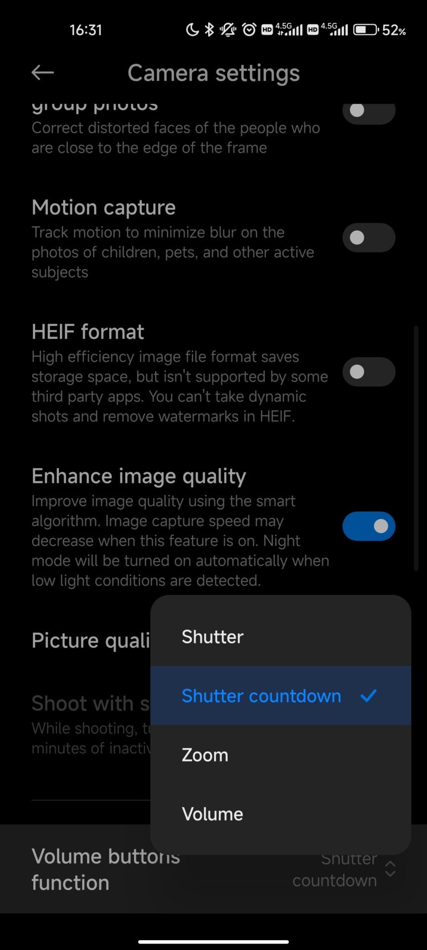 count down option old