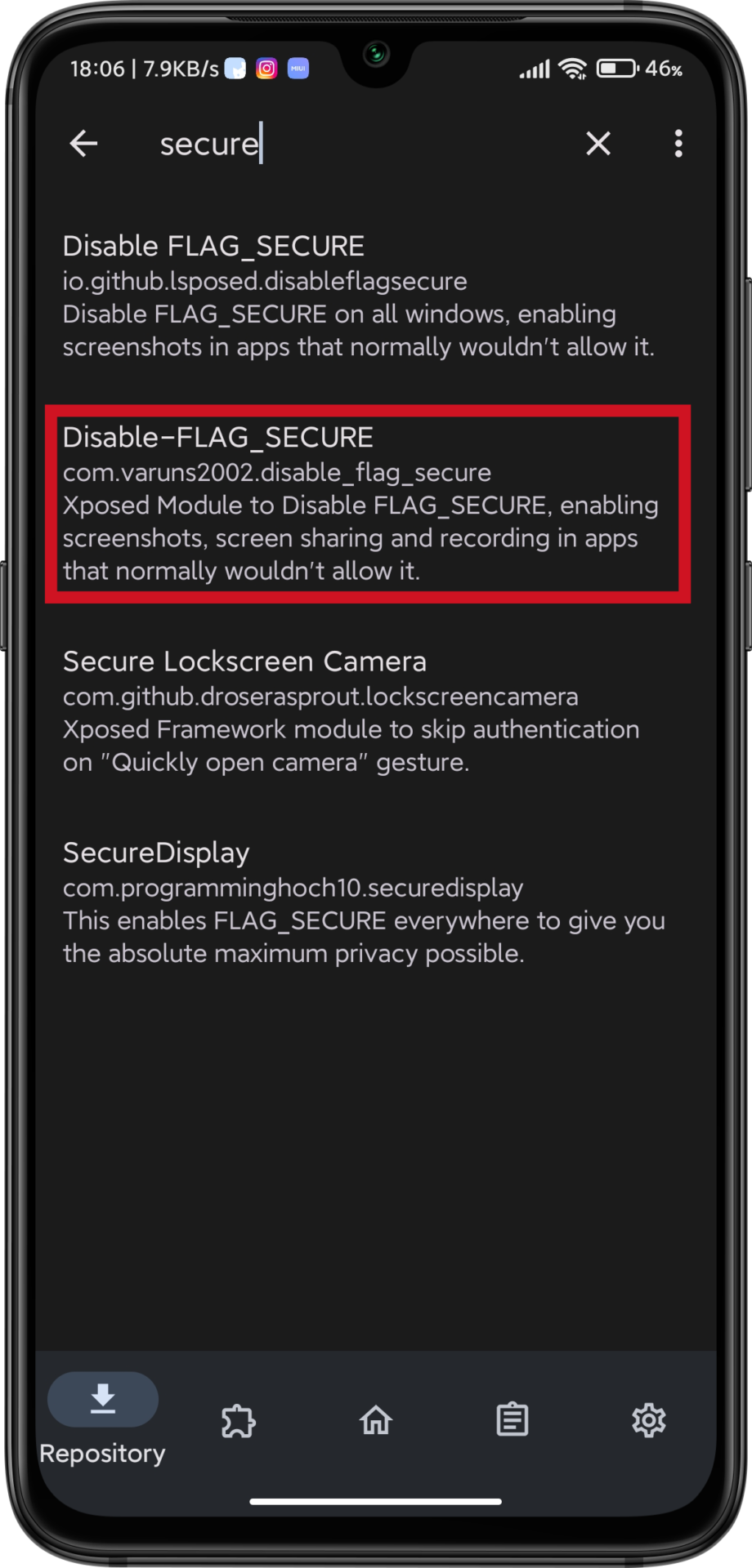 Take Screenshot on Blocked Apps Black Screenshot Issue Disable Flag
