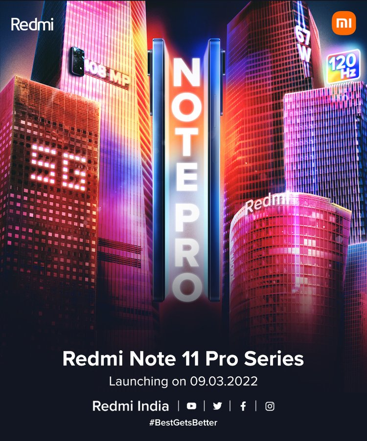 Redmi Note 11 Pro series