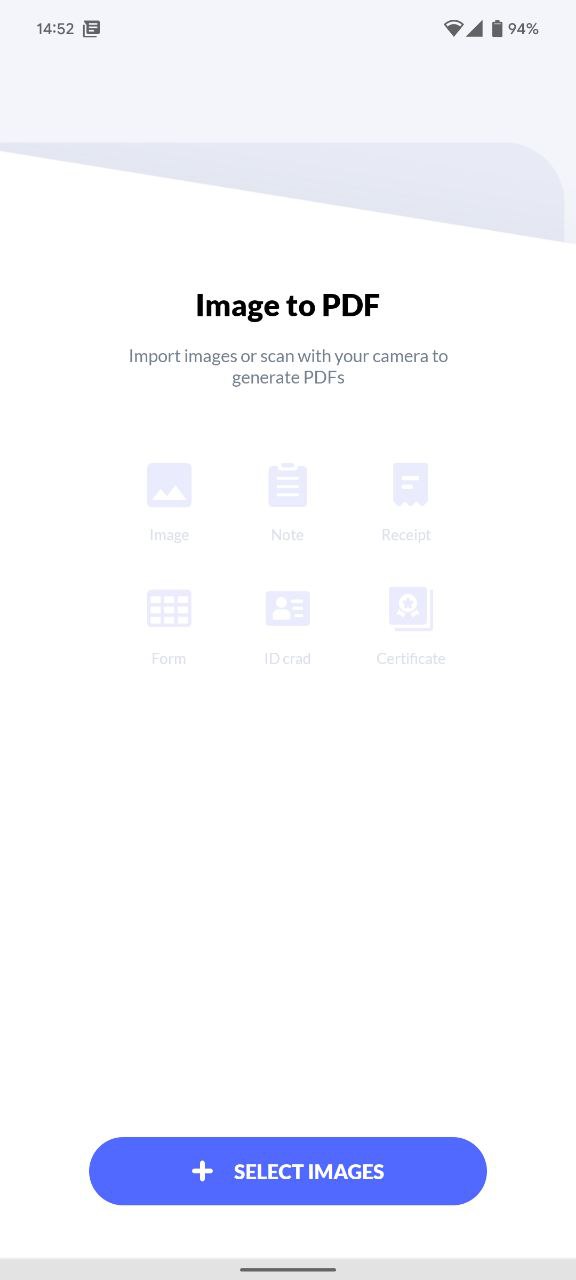 Create PDF from Image