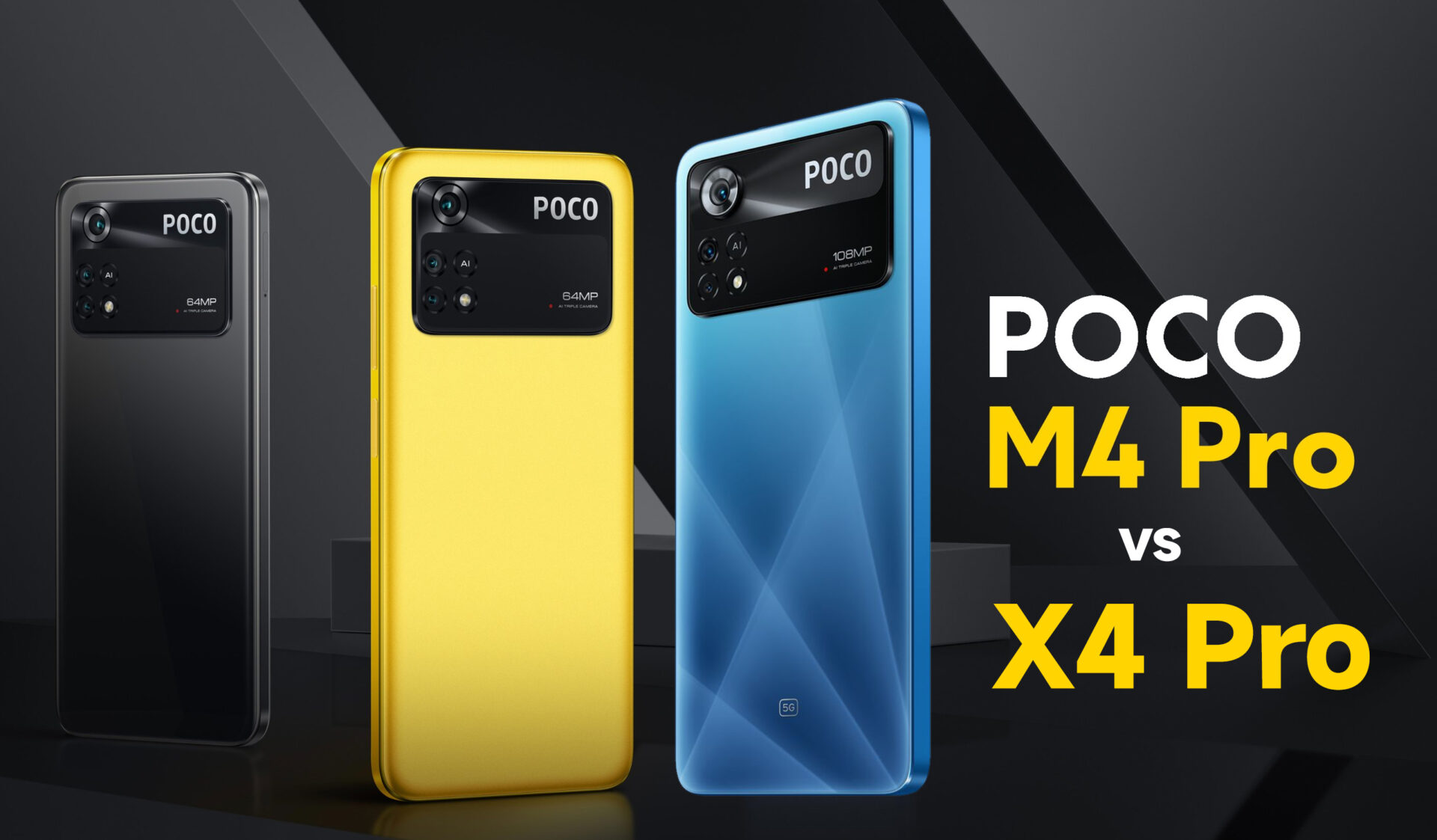 POCO X4 Pro 5G vs POCO M4 Pro Comparison - Which one bags the price