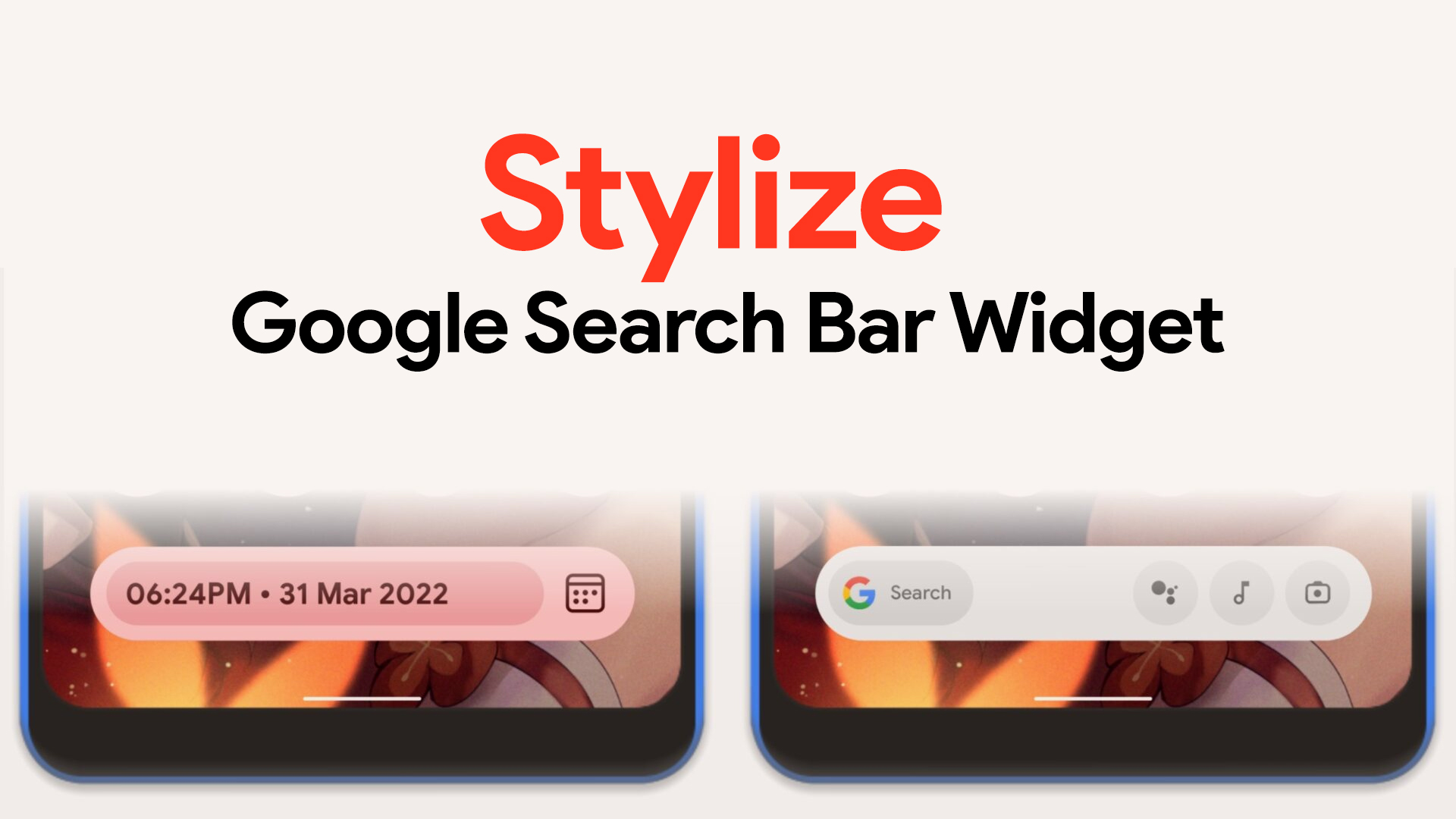 Stylize Google Search Bar Widget
