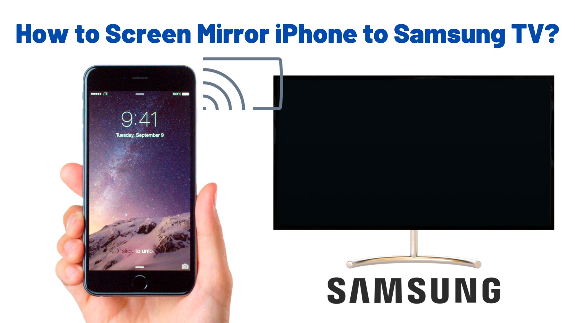 How to Screen Mirror iPhone to Samsung TV?