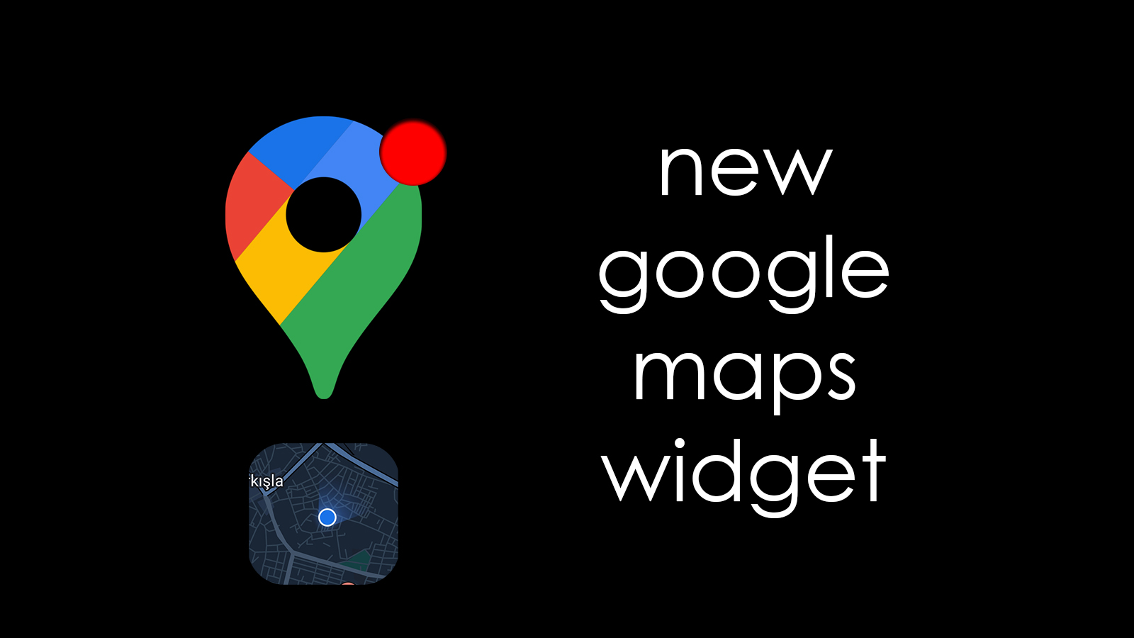 New map widget