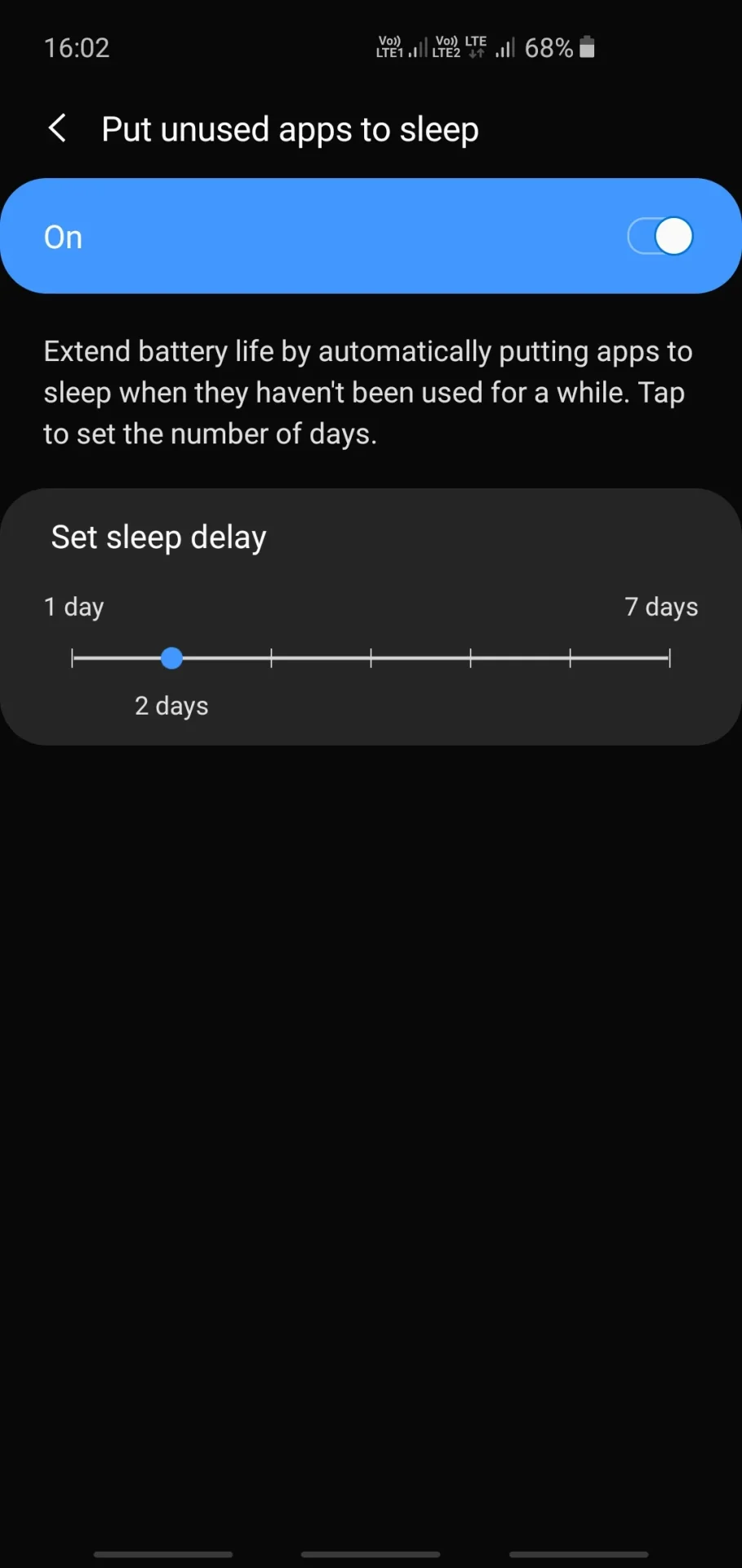Put Unused Apps to Sleep