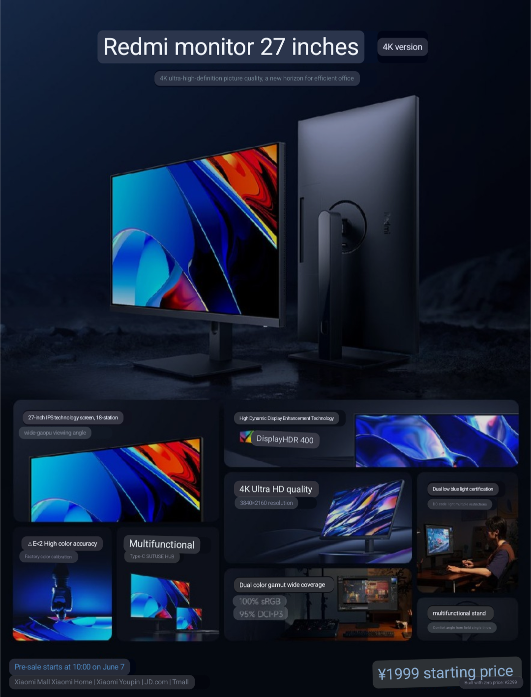 Redmi introduces 2 monitors