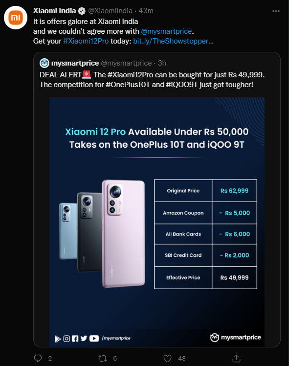 Discount for Xiaomi 12 Pro