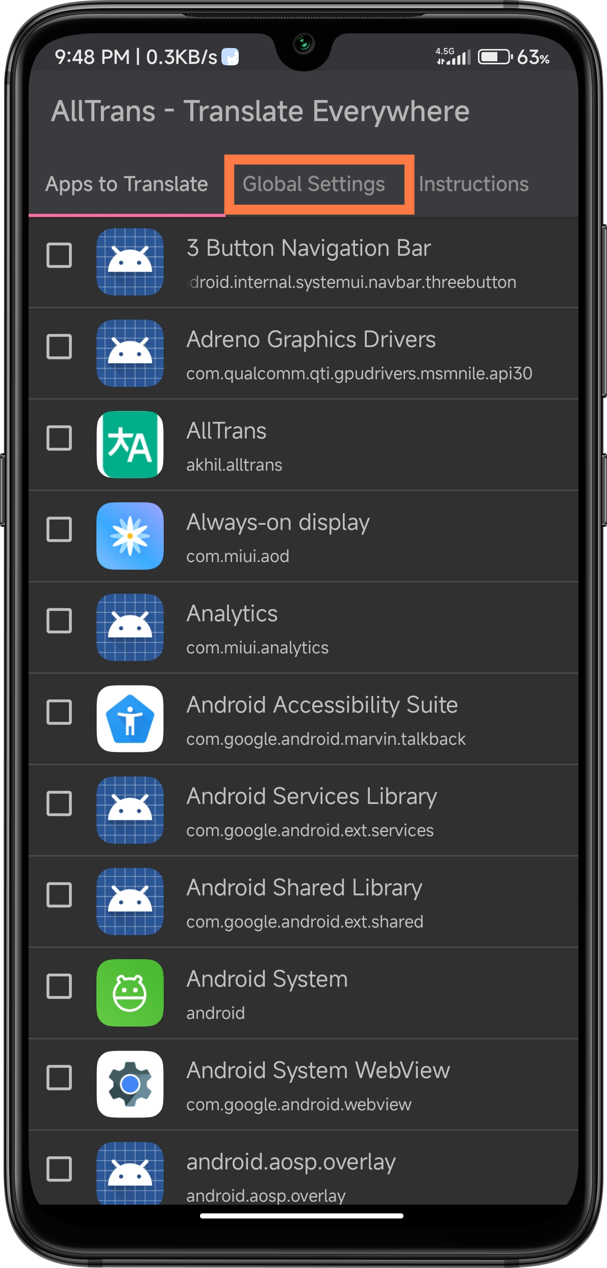 Com traduir totes les aplicacions amb AllTrans - Xiaomiui.Net