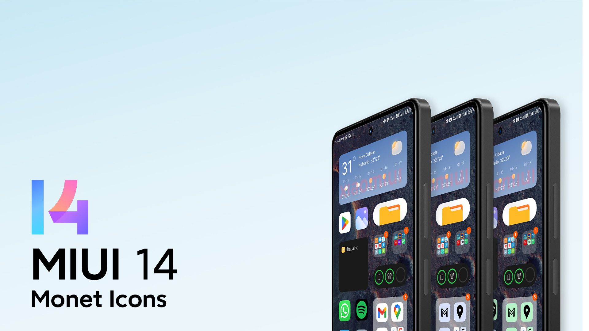 The long waited update – MIUI got Monet Icons support