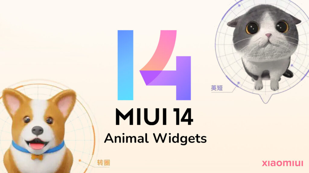 New Expected Widgets: How to bring animal widgets in MIUI 14 Global ROM ...