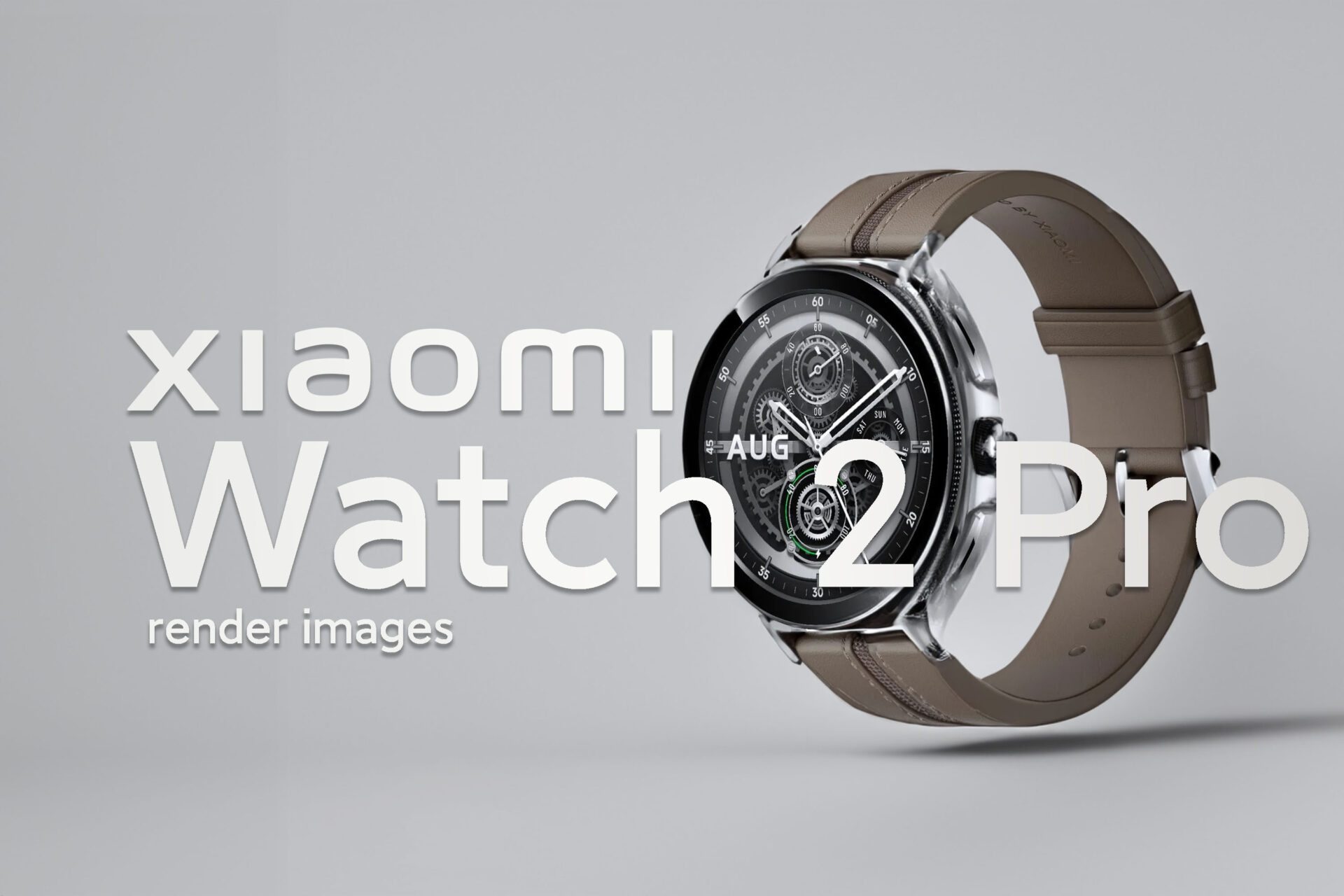 Xiaomi Watch 2 Pro render images reveal a premium design