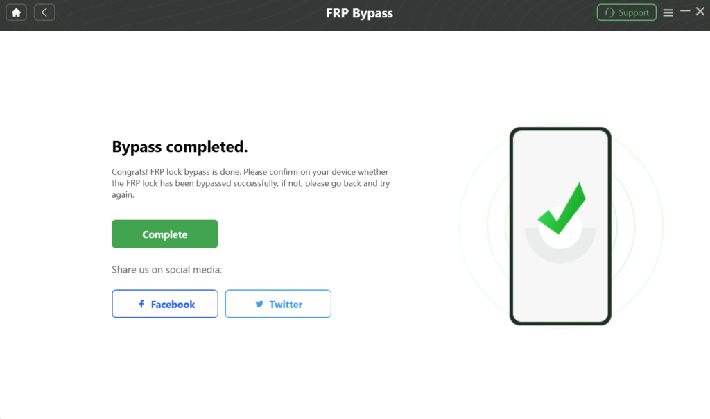 Bypass FRP Lock Complete