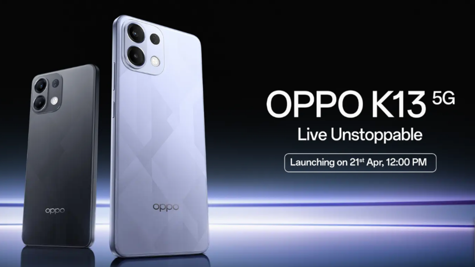 Oppo K13 dizajn, ključne specifikacije otkrivene uoči lansiranja u Indiji 21. aprila