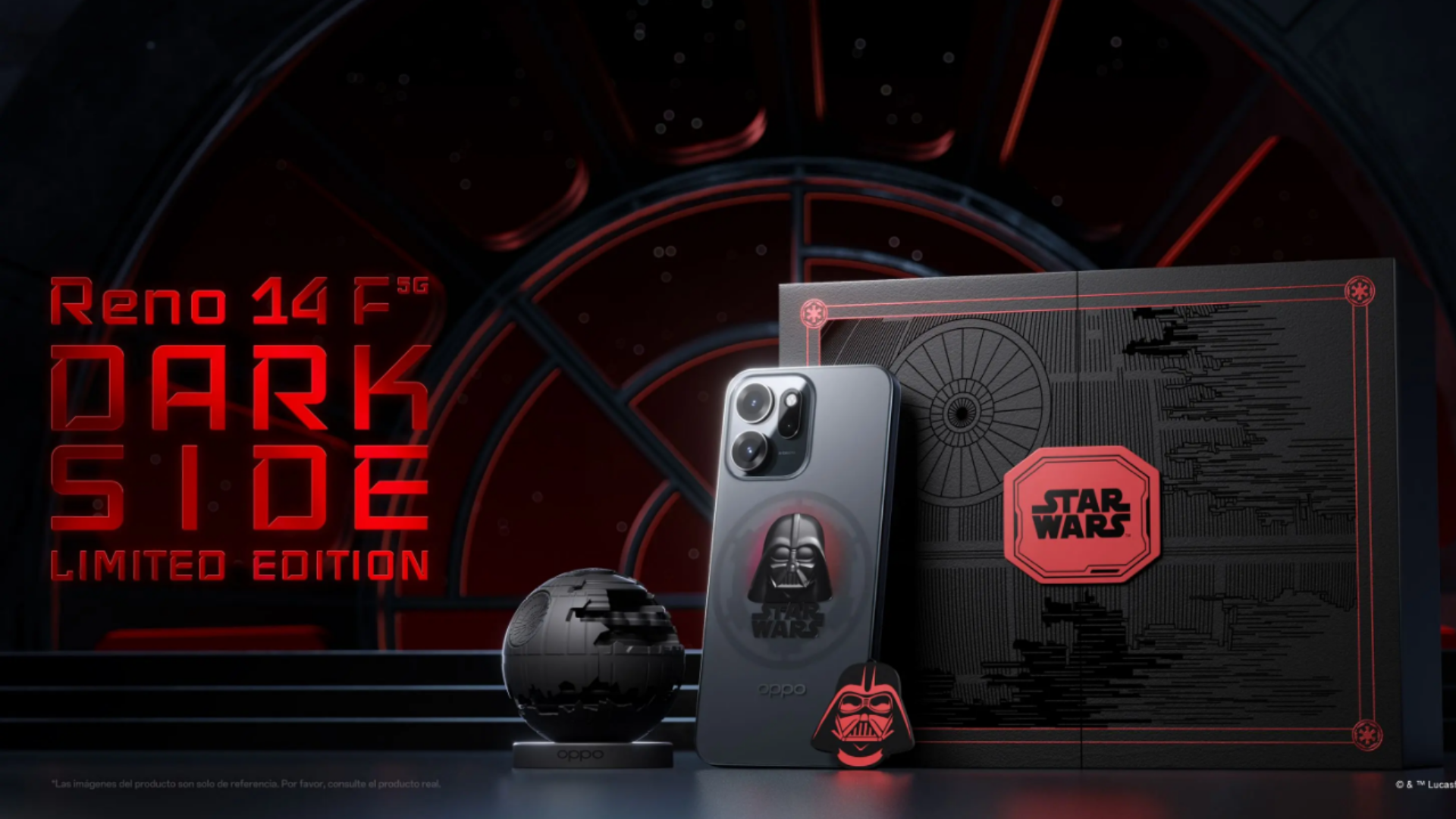 Oppo Reno 14F Dark Side Limited Edition infiltrates Mexico