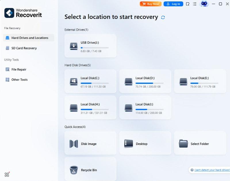 Data recovery workflow overview